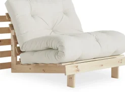 Fissler Daybett »Roots Sofa Bed, Schlafsofa, Bettfunktion, FSC®-Massivholz, B: 90 cm« Erhältlich in Breite 90 cm, 140 cm oder 160 cm,Inkl. Futonmatratze. Made in Europe, minimalistisches Design