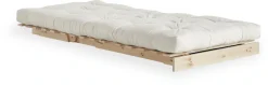 Fissler Daybett »Roots Sofa Bed, Schlafsofa, Bettfunktion, FSC®-Massivholz, B: 90 cm« Erhältlich in Breite 90 cm, 140 cm oder 160 cm,Inkl. Futonmatratze. Made in Europe, minimalistisches Design