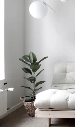 Fissler Daybett »Roots Sofa Bed, Schlafsofa, Bettfunktion, FSC®-Massivholz, B: 90 cm« Erhältlich in Breite 90 cm, 140 cm oder 160 cm,Inkl. Futonmatratze. Made in Europe, minimalistisches Design