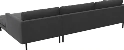 FLEXLUX Ecksofa »Bolzano, elegant und bequem, L-Form« Sitzaufbau mit Kaltschaum & Stahl-Wellen, loose Sitz -& Rückenkissen