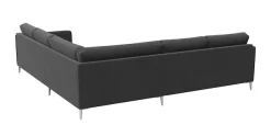 FLEXLUX Ecksofa »Fiore, gleichschenklig, bequem durch hochwertigem Sitzaufbau« schmale Armlehnen, super Sitzkomfort durch Kaltschaum, Füße Alu