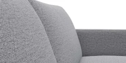 FLEXLUX Ecksofa »Fiore, L-Form« schmale Armlehnen, Kaltschaum, Füße Alu+schwarz