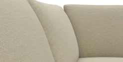 FLEXLUX Ecksofa »Fiore, super Sitzkomfort durch Kaltschaum im Sitz, L-Form« schmale Armlehnen, Füße Alu+ Eiche