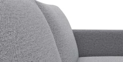 FLEXLUX Ecksofa »Fiore, super Sitzkomfort durch Kaltschaum im Sitz, L-Form« schmale Armlehnen, Füße Alu+schwarz