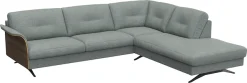 FLEXLUX Ecksofa »Glow bequem und komfortabel durch hochwertigen Sitzaufbau, L-Form« Skandinavisches Design, In hochwertiger Verarbeitung