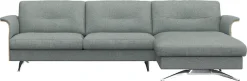 FLEXLUX Ecksofa »Glow bequem und komfortabel durch hochwertigen Sitzaufbau, L-Form« Modernes skandinavisches Design