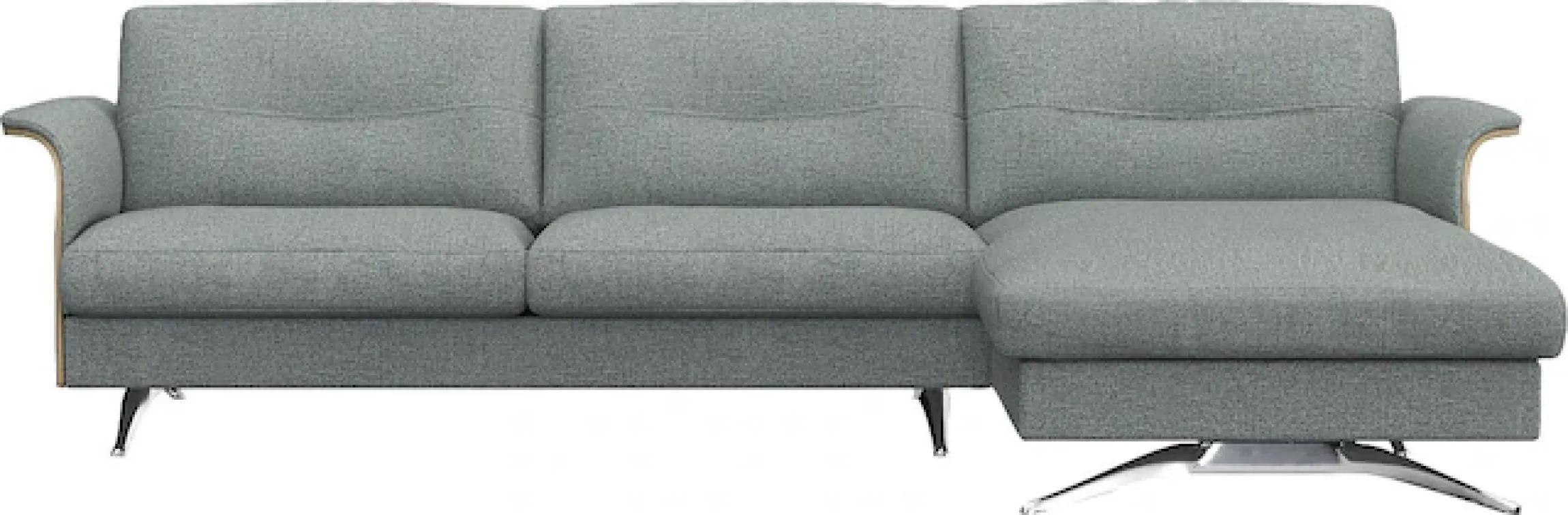 FLEXLUX Ecksofa »Glow bequem und komfortabel durch hochwertigen Sitzaufbau, L-Form« Modernes skandinavisches Design