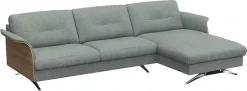 FLEXLUX Ecksofa »Glow bequem und komfortabel durch hochwertigen Sitzaufbau, L-Form« Modernes skandinavisches Design