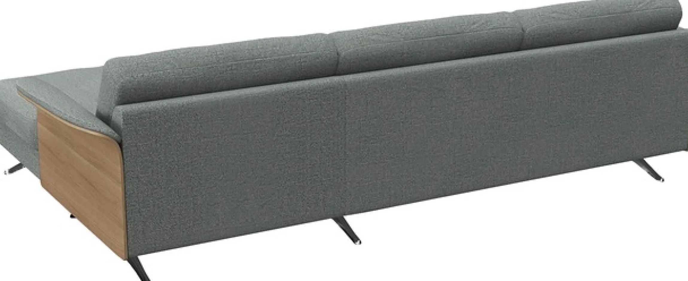 FLEXLUX Ecksofa »Glow bequem und komfortabel durch hochwertigen Sitzaufbau, L-Form« Modernes skandinavisches Design