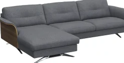 FLEXLUX Ecksofa »Glow, super bequem durch hochwertigem Sitzaufbau mit Federkern, L-Form« Modernes skandinavisches Design