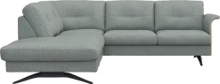 FLEXLUX Ecksofa »Glow, super bequem durch hochwertigem Sitzaufbau mit Federkern, L-Form« Modernes skandinavisches Design