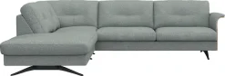 FLEXLUX Ecksofa »Glow, super bequem durch hochwertigem Sitzaufbau mit Federkern, L-Form« Skandinavisches Design, In hochwertiger Verarbeitung