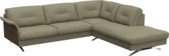 FLEXLUX Ecksofa »Glow, super bequem durch hochwertigem Sitzaufbau mit Federkern, L-Form« Skandinavisches Design, In hochwertiger Verarbeitung