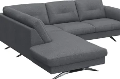 FLEXLUX Ecksofa »Glow, super bequem durch hochwertigem Sitzaufbau mit Federkern, L-Form« Modernes skandinavisches Design