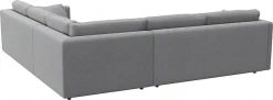 FLEXLUX Ecksofa »Lovane gleichschenklig, bequem und komfortabel« Weich & anschmiegsam, große Sitztiefe auf Kaltschaum, Dekokissen inkl.
