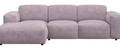 FLEXLUX Ecksofa »Lucera Chaislongue rechts oder links, L-Form, bequem« modern & anschmiegsam, Kaltschaum, Stahl-Wellenunterfederung