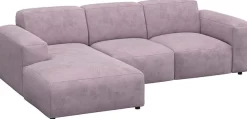 FLEXLUX Ecksofa »Lucera Chaislongue rechts oder links, L-Form, bequem« modern & anschmiegsam, Kaltschaum, Stahl-Wellenunterfederung