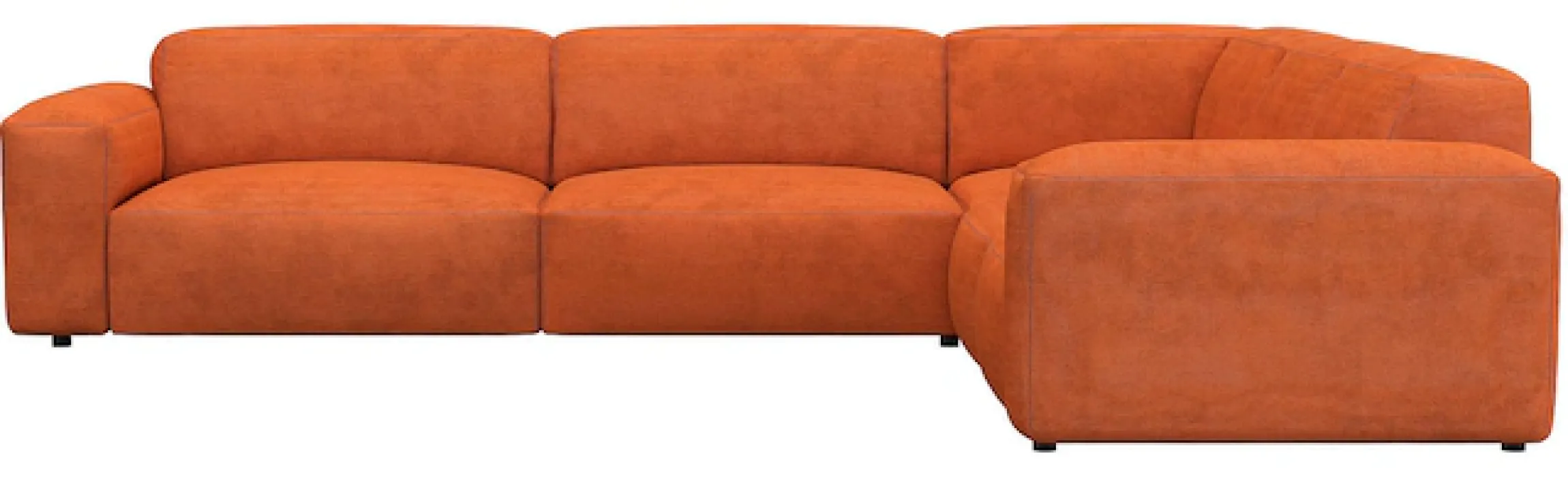 FLEXLUX Ecksofa »Lucera, super bequem durch hochwertigen Sitzaufbau mit Kaltschaum« modern & anschmiegsam, L-Form, Designsofa