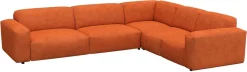 FLEXLUX Ecksofa »Lucera, super bequem durch hochwertigen Sitzaufbau mit Kaltschaum« modern & anschmiegsam, L-Form, Designsofa