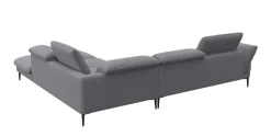FLEXLUX Ecksofa »Salino, Funktionssofa mit Ottomane, Relaxsofa, Ecksofa« Sofa mit Arm- und Kopfteil-Verstellungen, Kaltschaum & Stahl-Wellen
