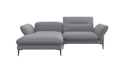 FLEXLUX Ecksofa »Salino, Funktionssofa mit Recamiere, Relaxsofa, Ecksofa« Sofa mit Arm- und Kopfteil-Verstellungen, Kaltschaum & Stahl-Wellen