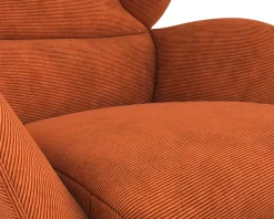 FLEXLUX Ohrensessel »Adria Designsessel, Loungesessel,« Stil & Komfort, organische Form, Fuß Holz schwarz