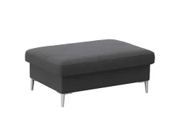 FLEXLUX Pouf »Fiore« Kaltschaum, Füße Alu