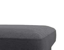 FLEXLUX Pouf »Fiore« Kaltschaum, Füße Alu