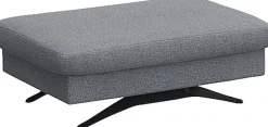 FLEXLUX Pouf »Glow Sitzhocker, Polsterhocker« Hocker mit Stauraum, Fuß schwarz
