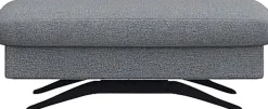 FLEXLUX Pouf »Glow Sitzhocker, Polsterhocker« Hocker mit Stauraum, Fuß schwarz