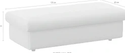 FLEXLUX Pouf »Lovane« Weich & anschmiegsam