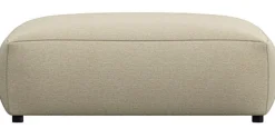 FLEXLUX Pouf »Lucera« modern & anschmiegsam, Kaltschaum, Stahl-Wellenunterfederung