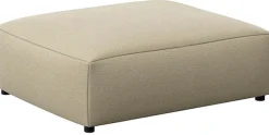 FLEXLUX Pouf »Lucera« modern & anschmiegsam, Kaltschaum, Stahl-Wellenunterfederung