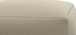 FLEXLUX Pouf »Lucera« modern & anschmiegsam, Kaltschaum, Stahl-Wellenunterfederung