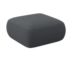 FLEXLUX Pouf »Torino, rund, bodennah, Sitzhocker, Polsterhocker« Modernes, organisches Hocker-Design, Kaltschaum, Wellenunterfederung