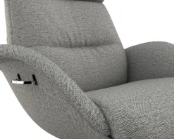 FLEXLUX Relaxsessel »Fernsehsessel More, ergonomisch, drehbar, robuster Fuß, Scandi« Premium Komfort, Rücken- und Kopfteilverstellung, Drehbar, Fuß Alu