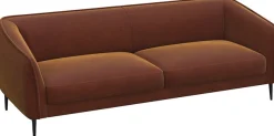 FLEXLUX 3-Sitzer »Belle Designsofa, Couch, bequem durch Kaltschaum im Sitz« Skandinavisches Design, In hochwertiger Verarbeitung