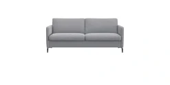 FLEXLUX 2,5-Sitzer »Fiore, super bequem durch hochwertigen Sitzaufbau mit Kaltschaum« schmale Armlehnen, Füße Alu+schwarz