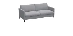 FLEXLUX 2,5-Sitzer »Fiore, super bequem durch hochwertigen Sitzaufbau mit Kaltschaum« schmale Armlehnen, Füße Alu+schwarz