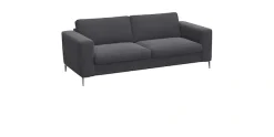 FLEXLUX 2,5-Sitzer »Fiore, super Sitzkomfort durch Kaltschaum im Sitz,« breite Armlehnen, Füße Alu