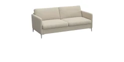 FLEXLUX 2,5-Sitzer »Fiore, super Sitzkomfort durch Kaltschaum im Sitz« schmale Armlehnen, Füße Alu