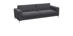 FLEXLUX 3-Sitzer »Fiore, super Sitzkomfort durch Kaltschaum im Sitz« breite Armlehnen, Füße Alu