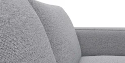 FLEXLUX 2,5-Sitzer »Fiore, super Sitzkomfort durch Kaltschaum,« breite Armlehnen, Füße Alu+ Eiche