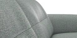 FLEXLUX 2,5-Sitzer »Glow Sofa, Couch,« Premium-Sitz: Kaltschaum & Federkern, Arml. Walnuss, Fuß Alu