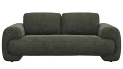 FLEXLUX 2,5-Sitzer »Molino Designsofa, Polstersofa, Einzelsofa, Couch« Kaltschaum & Stahl-Wellen für erstklassigen Sitzkomfort, Füsse Schwarz