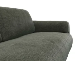 FLEXLUX 2,5-Sitzer »Molino Designsofa, Polstersofa, Einzelsofa, Couch« Kaltschaum & Stahl-Wellen für erstklassigen Sitzkomfort, Füsse Schwarz