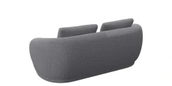 FLEXLUX 2,5-Sitzer »Torino, rund, Couch, Loveseat,« Modernes, organisches Sofa-Design, Kaltschaum, Wellenunterfederung