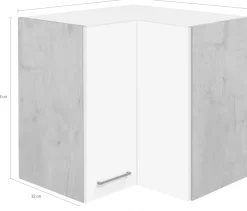 Flex-Well Eckhängeschrank »Vintea« (B x H x T) 60 x 54,8 x 32 cm, als Ecklösung