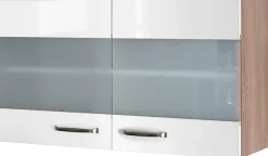 Flex-Well Glashängeschrank »Florenz« (B x H x T) 100 x 54,8 x 32 cm, mit Stollenglastüren