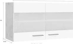 Flex-Well Glashängeschrank »Morena« (B x H x T) 100 x 54,8 x 32 cm, mit Stollenglastüren